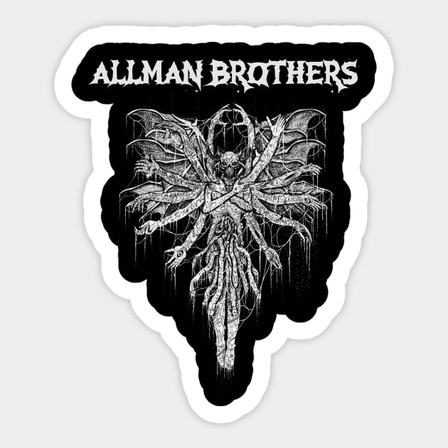 Victim of Allman Brothers Sticker by more style brother